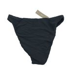 J.Crew Ribbed High-Rise Cheeky Bikini Bottom Black 3X Photo 1