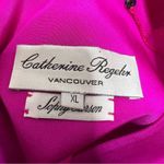 Catherine Regehr VANCOUVER pink silk blouse long sleeve Sz XL Photo 5