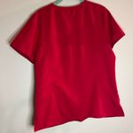 Scrubstar  Red Multi Pocket Top Photo 2