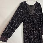 Bobeau Womens Long Sleeve Maxi Dress Size 2X Wedding Guest Party Cocktail Modest Brown Photo 4