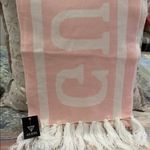Guess NWT  Los Angeles Blush Pink and Cream Scarf Photo 4