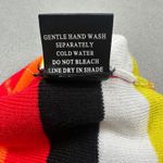 NWT 8 Birdies Australia Striped Knit Top Womens S Colorful Short Sleeve Crop Top Photo 5