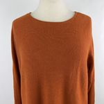 Michael Kors Size Large Back Zip Long Sleeve Long Sweater Orange Autumn Photo 1