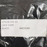 San Francisco City Lights Gypsy Lace Cami Tank Top Black Size Medium NEW Photo 4