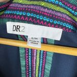 DR2 Womens Floral Kimono Sz S/M Multicolor Open Front Boho‎ Colorful Lightweight Blue Photo 5