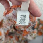 Raga Bell Sleeve Button-down Top Women's Small Vintage Floral Beige Gold Stripes Photo 7