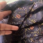 Peruvian Connection  Samarkand Silk Dress Size 6 3/4 Dolman Sleeves Elastic Waist Photo 6