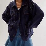 Free People  Keepin' On Trucker Shirt jacket Photo 0