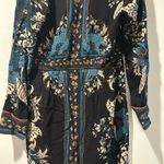 Farm Rio  Midi Dress Floral Long Sleeve Photo 1