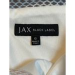 JAX BLACK LABEL Dress White Blush Mesh Illusion Sheath Midi Cocktail Size 6 NWT Photo 7