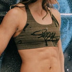 Nobull NWT  **LIMITED EDITION** Plush Heather Sports Bra - XS - Graffiti 🖤 Photo 0