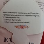 EVAbaby M Red Ruffle Satin Front Hook Bustier Size M Photo 13