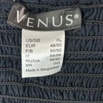 Venus  XLTwist Front Pullover Bell Sleeve Top in Black Photo 6