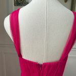 Revelry Hot Pink Tulle Formal Gown Removable Straps $200 4 Pink Photo 7