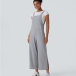 Halara HA03.- Pocket Wide Leg Casual Overalls-Front and Back Wearable. Size Large Photo 1