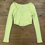 Urban Outfitters UO BDG Theo Notch Neck Long Sleeve Tee Photo 4