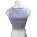 Calvin Klein  Women's Blue Twist Front Sleeveless Activewear Crop Tank Top Size S Photo 1