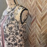 Three Pink Hearts NWT  Halter Floral White Blue Red Sleeveless Dress Women Size S Photo 4