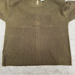 Mango NWT Women’s Crewneck Knit Sweater Longsleeve in Dark Olive S Photo 3