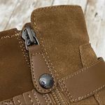 Isaac Mizrahi Saran Cognac Brown Suede Booties 8 Photo 7