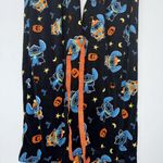 Disney  Stitch Pajama Pants Womens Medium Lounge Jogger PJ Black Halloween Photo 1