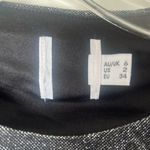 Princess Polly Kalbarri Black Silver Metallic Long Sleeve Cut Out Dress 2 Photo 6