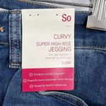 SO  Curvy Super High Rise Jeggings Size 7L /‎ 28 New Photo 6