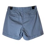 J.Crew  Shorts Women 2 Blue Cotton Blend Chino‎ Outdoor Preppy Casual Vacation Photo 2