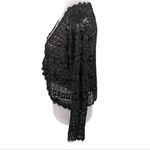 Boutique Sharon Kahala HI Lace Design Shrug EUC $229 Size XL WF140 Black Photo 2