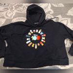 Disney  Black Hoodie with Embroidered Characters Photo 1