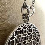 Chi by Falchi Sterling Prasiolite, Amethyst & Peridot Enamel Pendant Necklace Photo 11