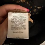 Tory Burch  Long Sleeve Lace Top Black Boatneck Blouse Size 4 Photo 3