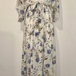 Baltic Born  Kia Kimono Maxi Dress in Blue Floral Size L Large NWT!!! Photo 0