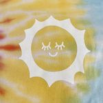 Big Bud Press Short Sleeve T-Shirt Tie Dye Red Yellow Blue Swirl Unisex Tee XXS Photo 3