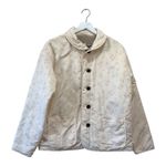 Carve Designs  Reversible Quilted Jacket Beige Floral Gray Puffer Coat Size Small Photo 6