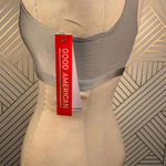 Good American  The Empower‎ Sports Bra in Silver Photo 8