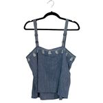 Roberta Roller Rabbit Roller Rabbit Leni Chambray Top, New with Tags Photo 3