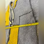 POL Colorblock Oversized Cardigan Button Up Sweater Wool Blend Patchwork Boho L Photo 3