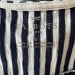 Talbots women's size SP blue and white stripe sleeveless stretchy tank top Photo 7