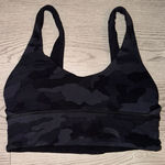 Lululemon Black Reversible  Sports Camo Bra Photo 0