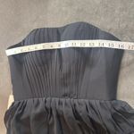 Women’s Black Strapless Short Chiffon Homecoming Party Dress Size S (4) NWT Photo 10