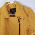 Tahari Women's Small Mustard, Yellow Solid Moto Jacket Photo 1