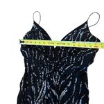 Sean Collection  Black Silver Sequin Maxi Dress Open Back Chiffon Womens Large Photo 11