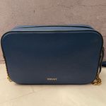 Versace  Virtus Shoulder Bag Blue Color Block with Gold Hardware EUC Photo 8