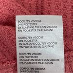 Free People  Santa‎ Clara Thermal Oversized Shirt Coral Pink Orange Medium Photo 11