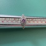 Fragrant Jewels  Pink and Silver ring. NWOT. Size 9 Photo 0