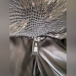 Baccini  Black Sequin Textured Puffer Coat, Size Small Photo 3