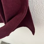 Madewell  Henley Sweater Midi Dress Maroon Ribbed XS Photo 4