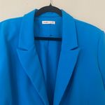 Women's Blue Cropped Jacket Size XXL Photo 2