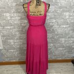 Allie Rose  Pink Gauzy Maxi Dress Photo 5